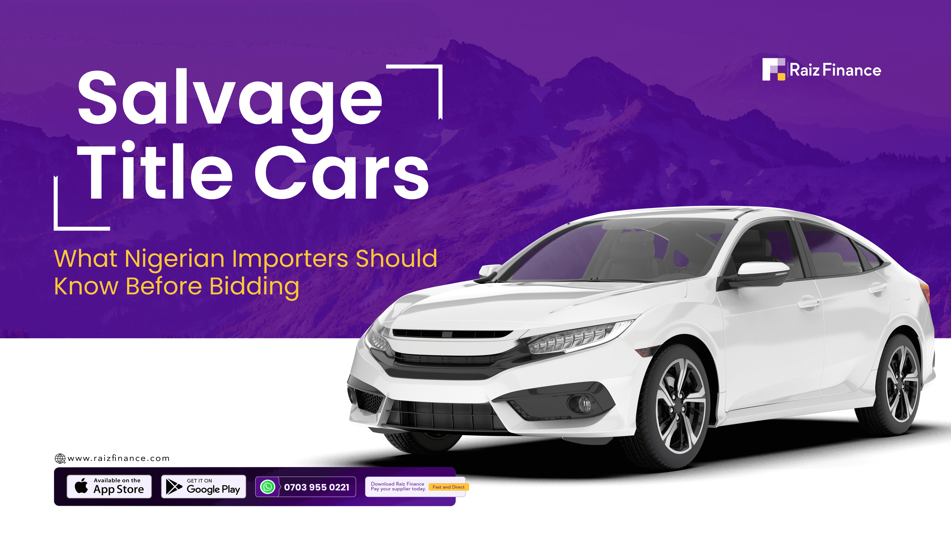 Salvage Title Cars: What Nigerian Importers Should Know Before Bidding