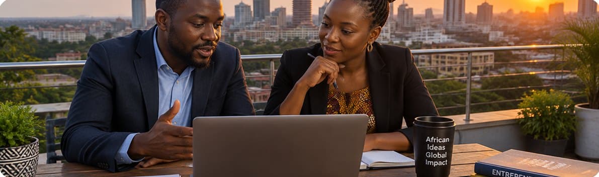 Two colleagues reviewing payments on a laptop